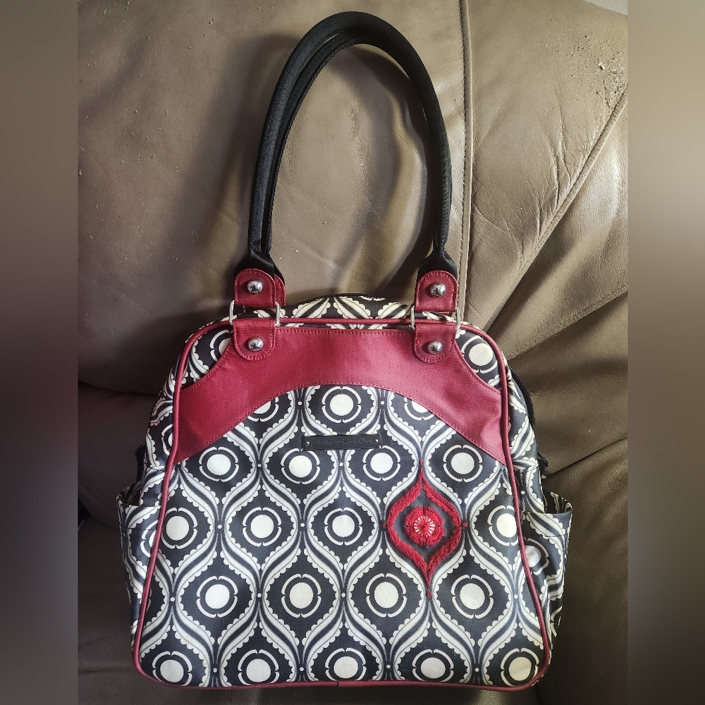 Petunia Pickle Bottom Red And Black Bag